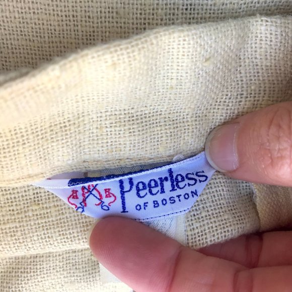 vtg Linen A-line skirt - Picture 14 of 14